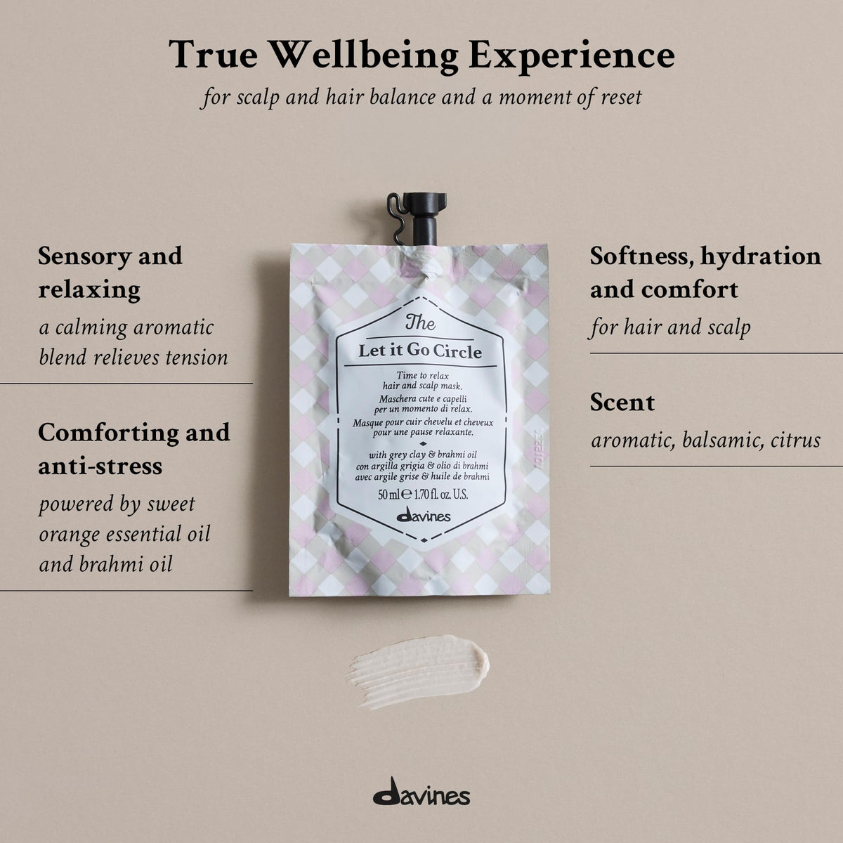 Davines Let It Go Circle Hydrating Hair & Scalp Mask packaging