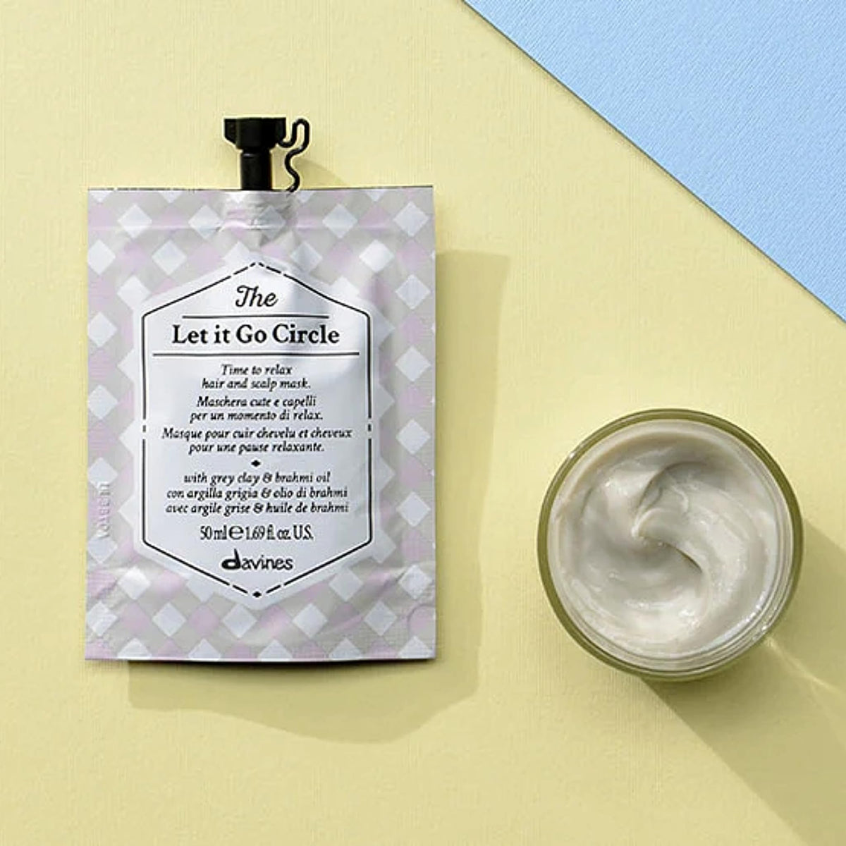 Davines Let It Go Circle Hydrating Hair & Scalp Mask texture close-up