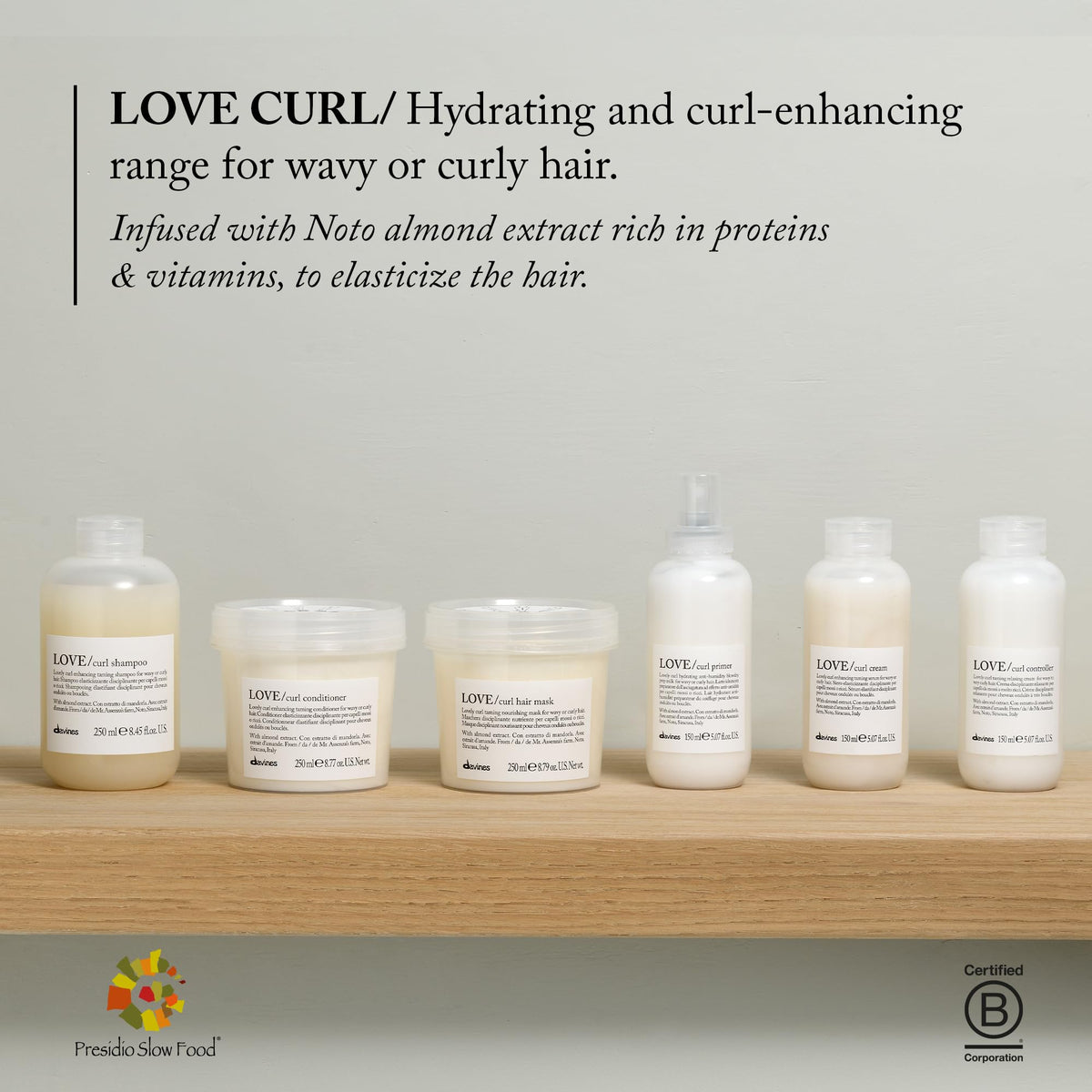 Davines LOVE CURL Anti-Frizz Spray 280g back view