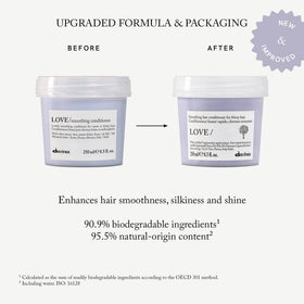 Davines LOVE SMOOTHING Conditioner 8.5 Fl Oz side view