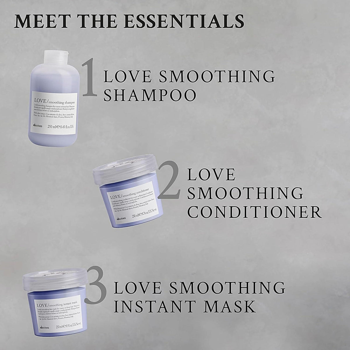 Davines LOVE Smoothing Conditioner texture close-up