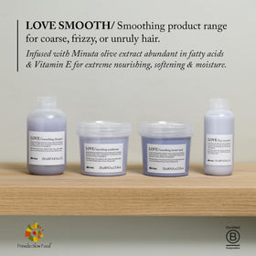 Davines LOVE SMOOTHING Conditioner with natural ingredients