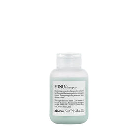 Davines MINU Shampoo 93g front view with caper blossom extract