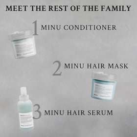 Davines MINU Shampoo 93g showing the texture of the shampoo