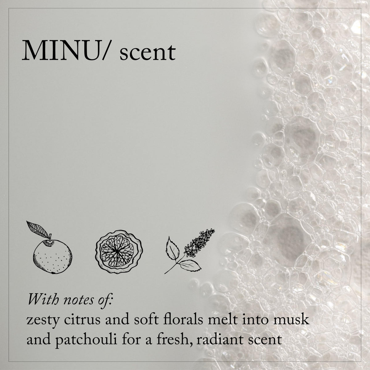 Davines MINU Shampoo refill pouch in bathroom setting