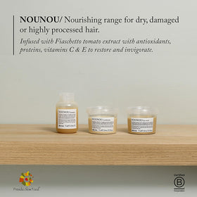 Davines NOUNOU Conditioner 109g in a bathroom setting