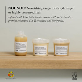 Davines NOUNOU Conditioner cap and opening