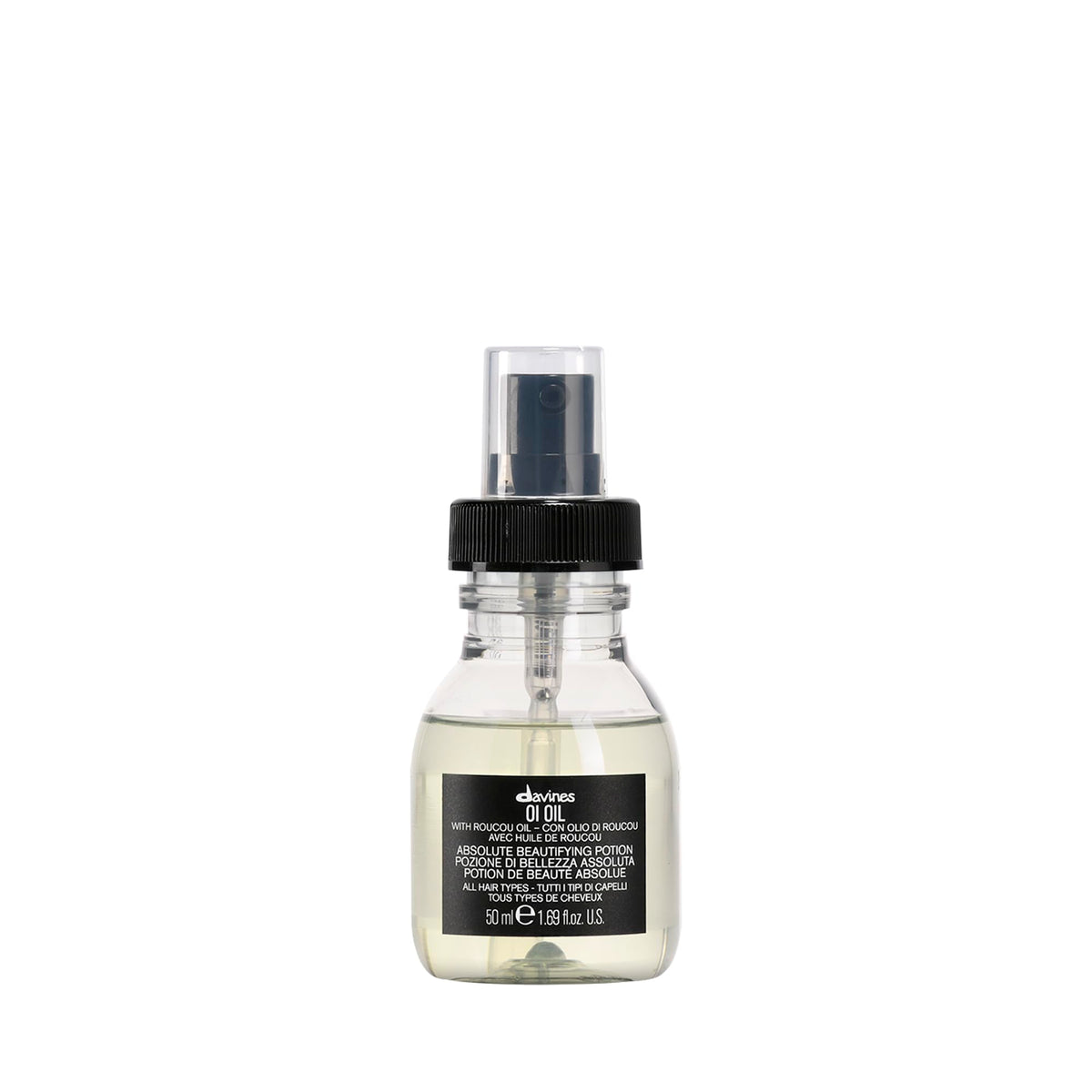 Davines OI Oil 60g front view with sleek design