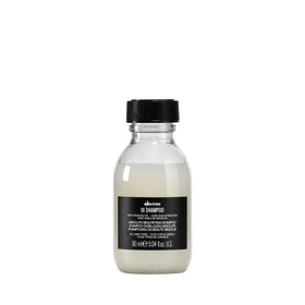 Davines OI Shampoo 70g front view with milky texture