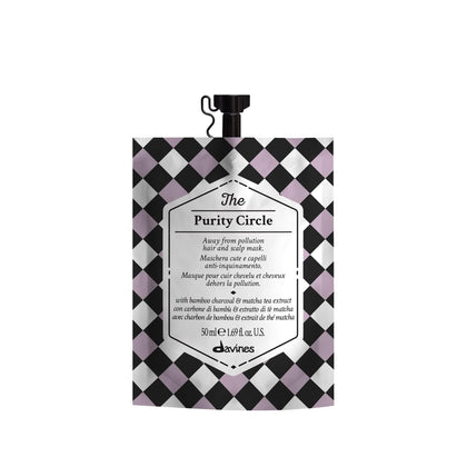 Davines The Purity Circle Revitalizing Hair Mask 45g front view