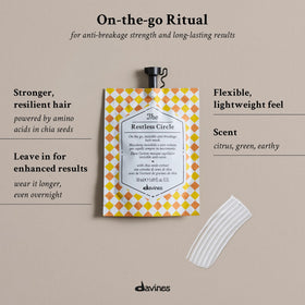 Davines The Restless Circle hair mask packaging side view