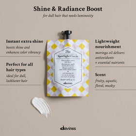 Davines The Spotlight Circle Hair Mask 50g back view