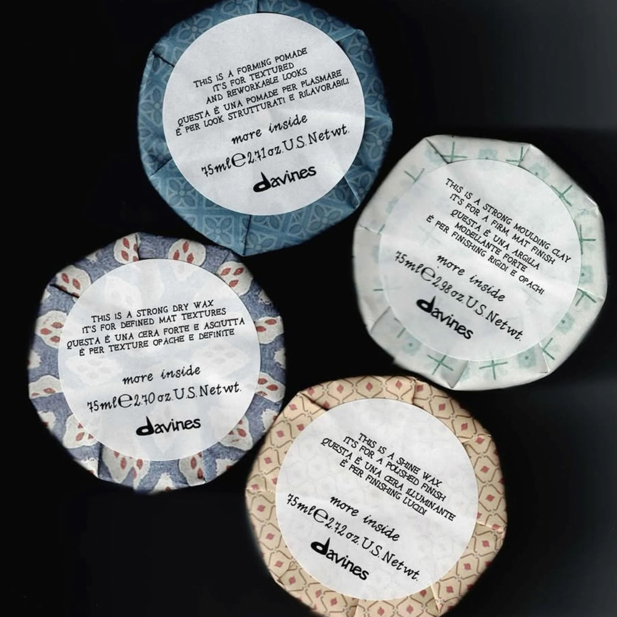 Davines This Is A Forming Pomade 100g with styling tools