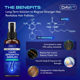 DAVV 5% Minoxidil Spray in a lifestyle setting