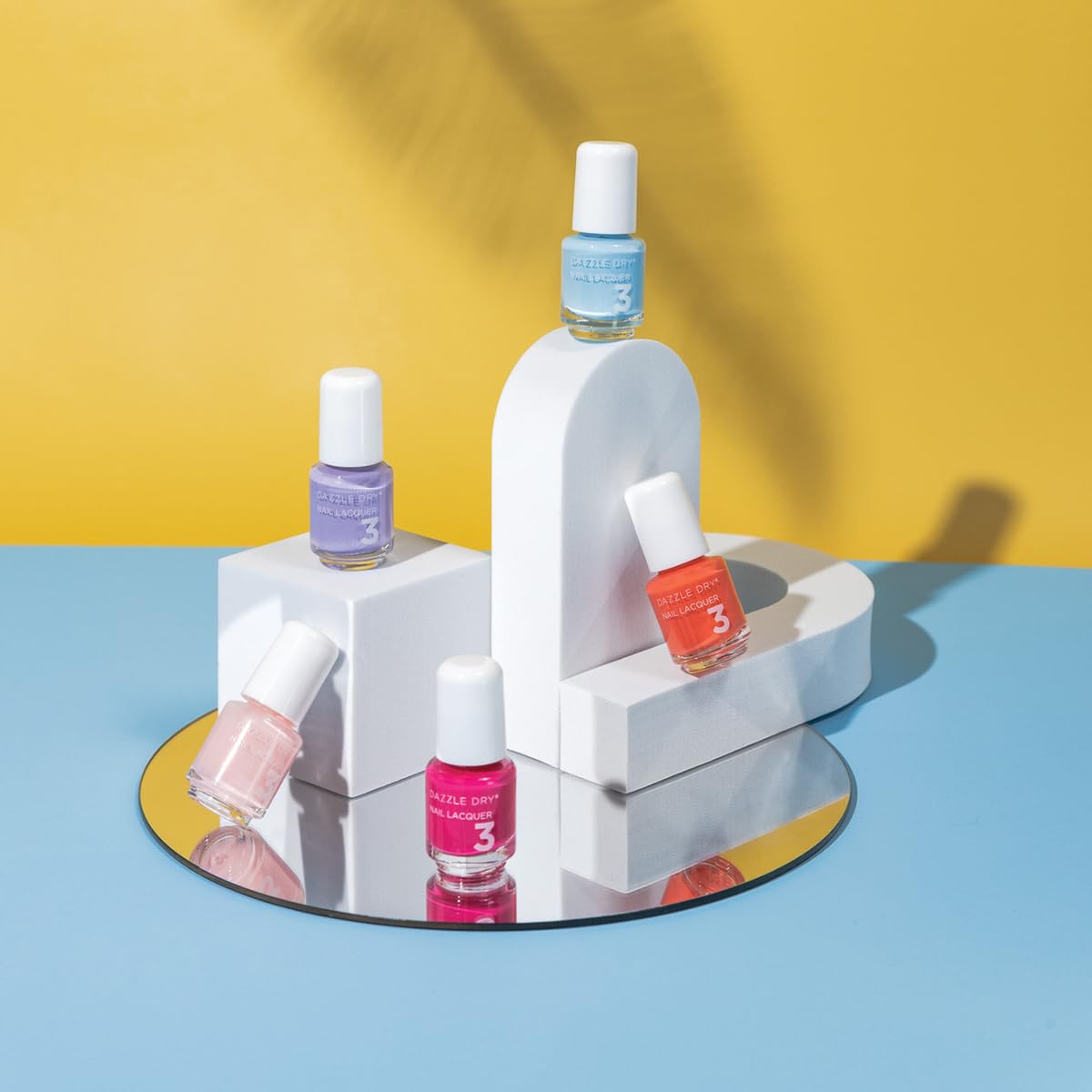 Dazzle Dry Livin' La Vida Yoga soft pale pink mini lacquer