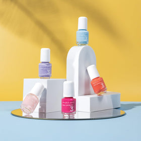 Dazzle Dry Lotion, Please! light powder blue mini lacquer