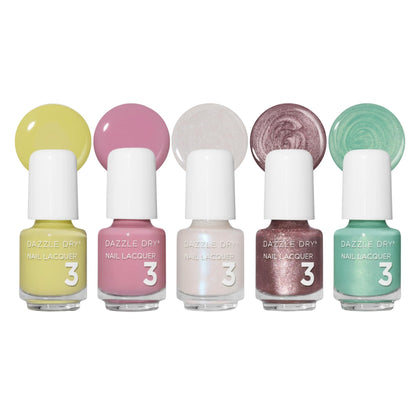 Dazzle Dry Mini Flight 5 Mini Lacquers front view