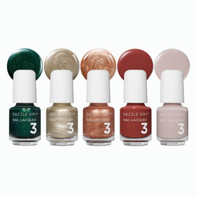Dazzle Dry Mini Flight Afterparty set with five mini lacquer bottles