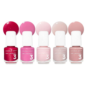 Dazzle Dry Mini Flight Best of Pinks collection front view