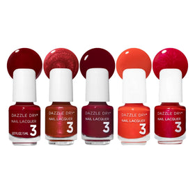 Dazzle Dry Mini Flight Best of Reds collection front view