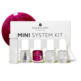 Dazzle Dry Mini Kit Kaleidoscope front view with all components