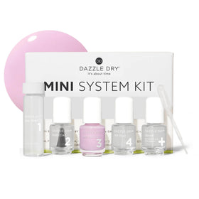 Dazzle Dry Mini Kit Soft Caress front view with all products