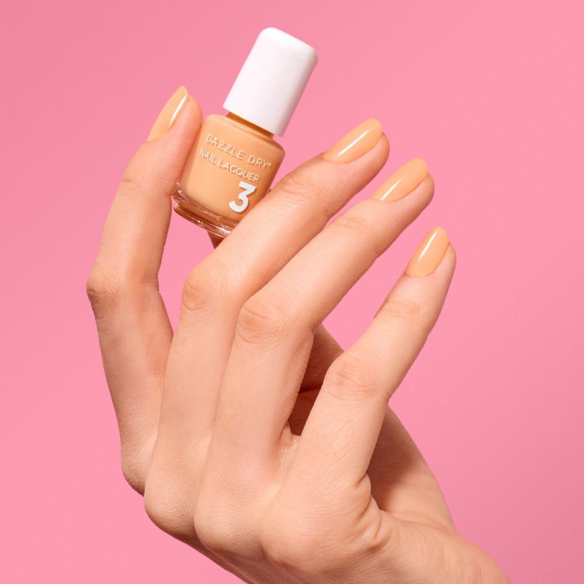 Dazzle Dry nail lacquer in Poolside Pink shade