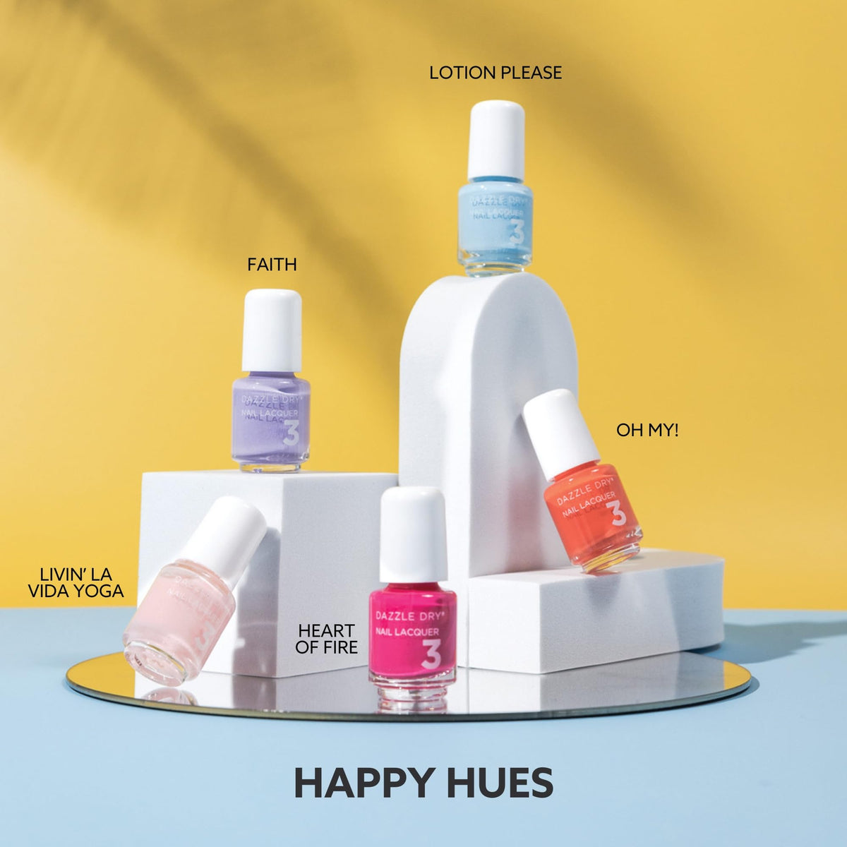 Dazzle Dry Oh My! bright melon mini lacquer