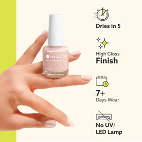 Dazzle Dry Top Coat packaging details