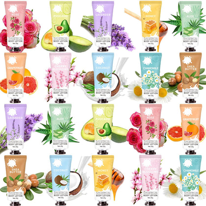 DBEAUTYM 20 pack body lotion set with various scents