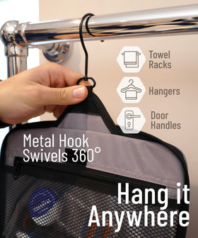 DD D&D Wanderlust Hanging Travel Toiletry Bag side view