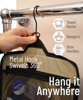 DD D&D Wanderlust Toiletry Bag in water-resistant nylon material