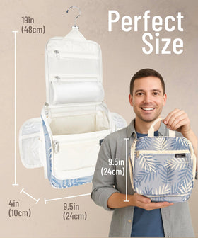 DD D&D Wanderlust Toiletry Bag open showing 10 compartments