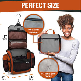 DD D&D Wanderlust Toiletry Bag showing water-resistant nylon material