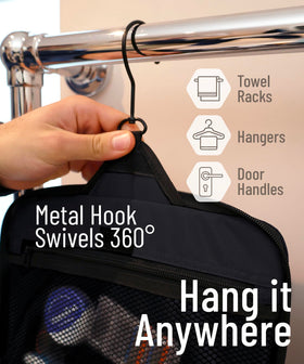 DD D&D Wanderlust toiletry bag water-resistant nylon material