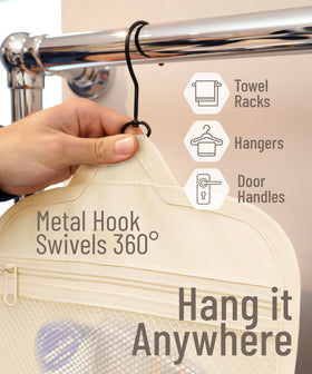 DD D&D Wanderlust Toiletry Bag water-resistant nylon material
