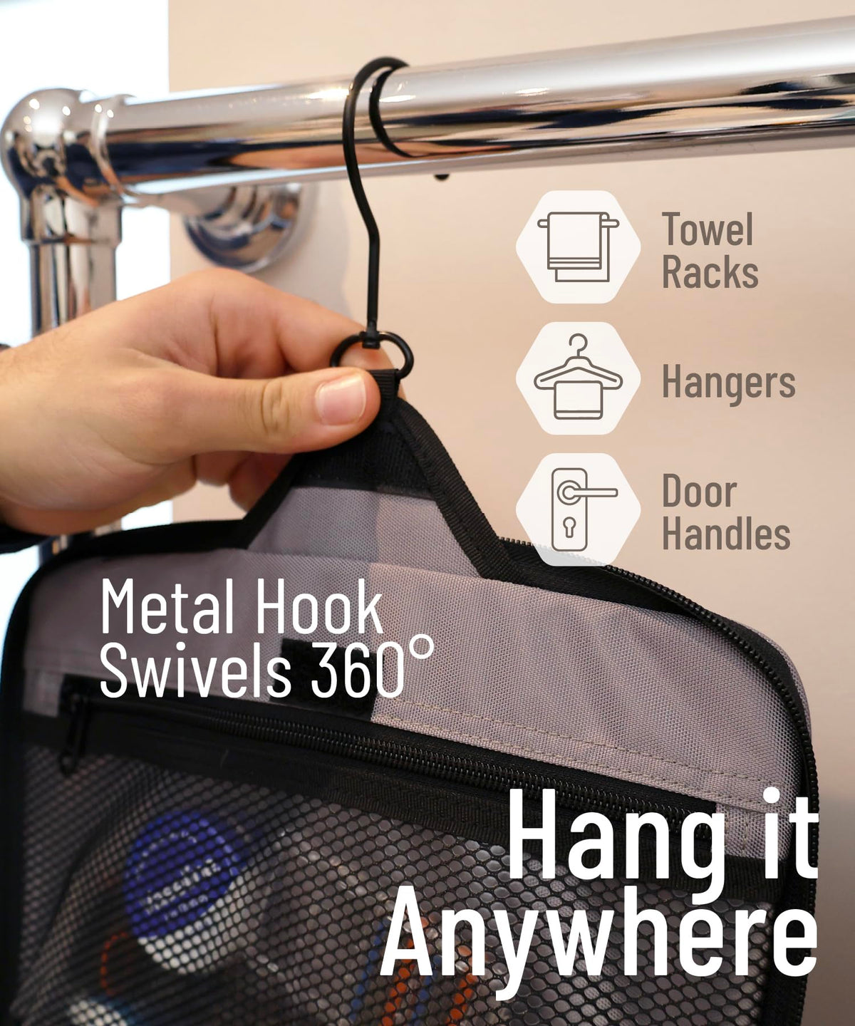 DD D&D Wanderlust Toiletry Bag with YKK zippers
