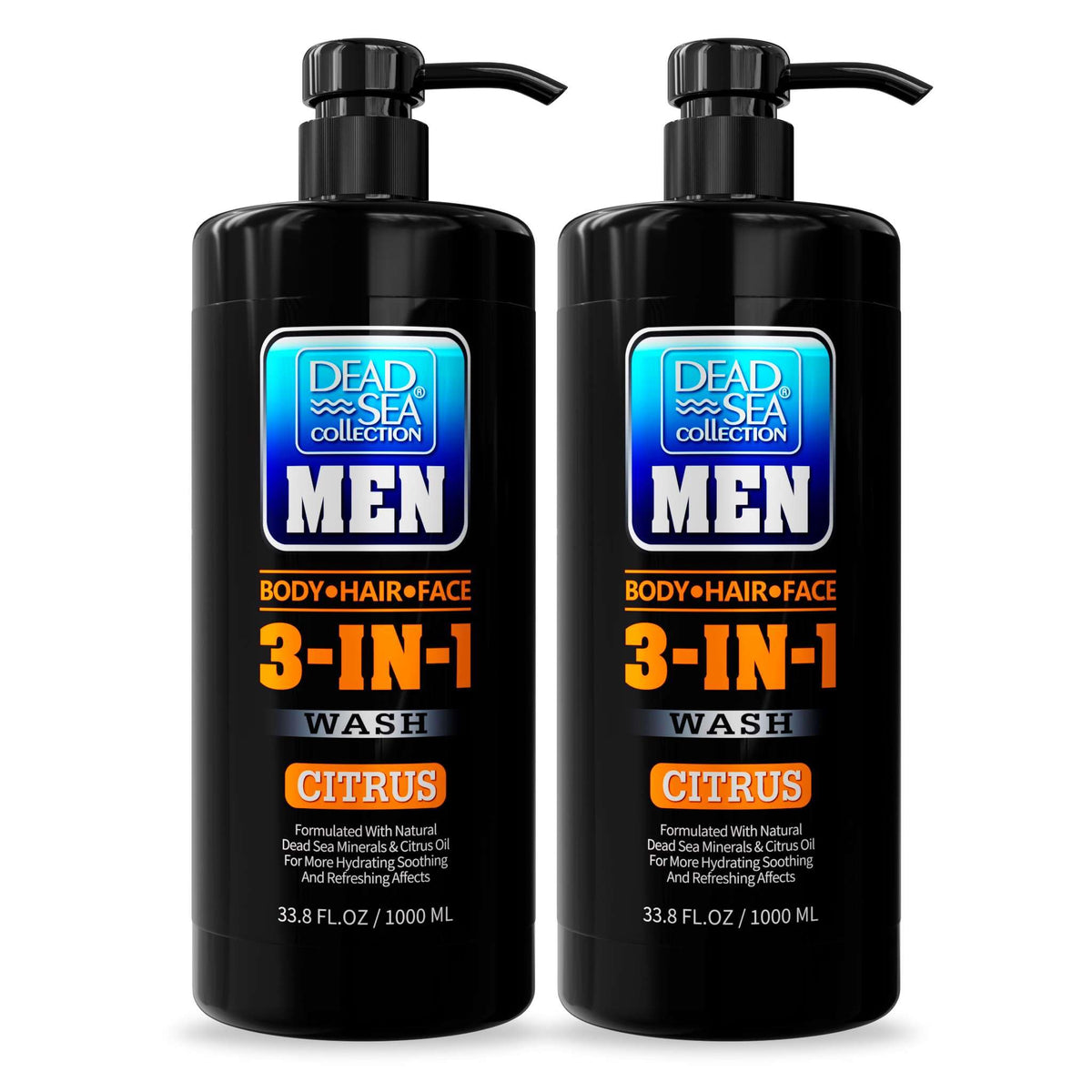 Dead Sea Collection 3-in-1 Men's Body Wash Citrus front view