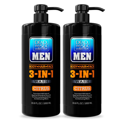 Dead Sea Collection 3-in-1 Men's Body Wash Citrus front view