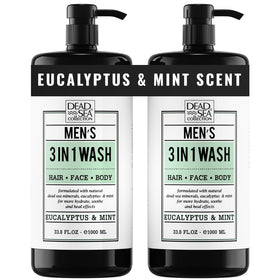 Dead Sea Collection Eucalyptus Mint Men’s Body Wash front view