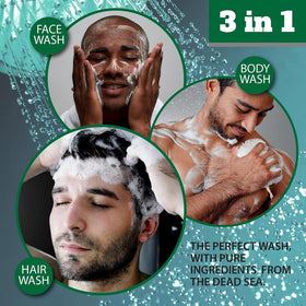 Dead Sea Collection Eucalyptus Mint Men’s Body Wash side view