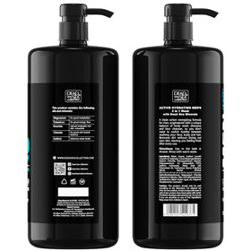 Dead Sea Collection Men's 3-in-1 Body Wash showing large bottle size
