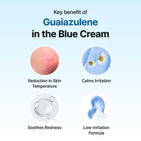 DearKlairs Blue Calming Cream in skincare routine