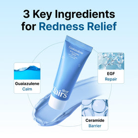 DearKlairs Blue Calming Cream texture close-up