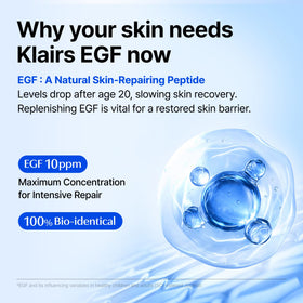 DearKlairs EGF Serum Blue Youth Activating Drop dropper close-up