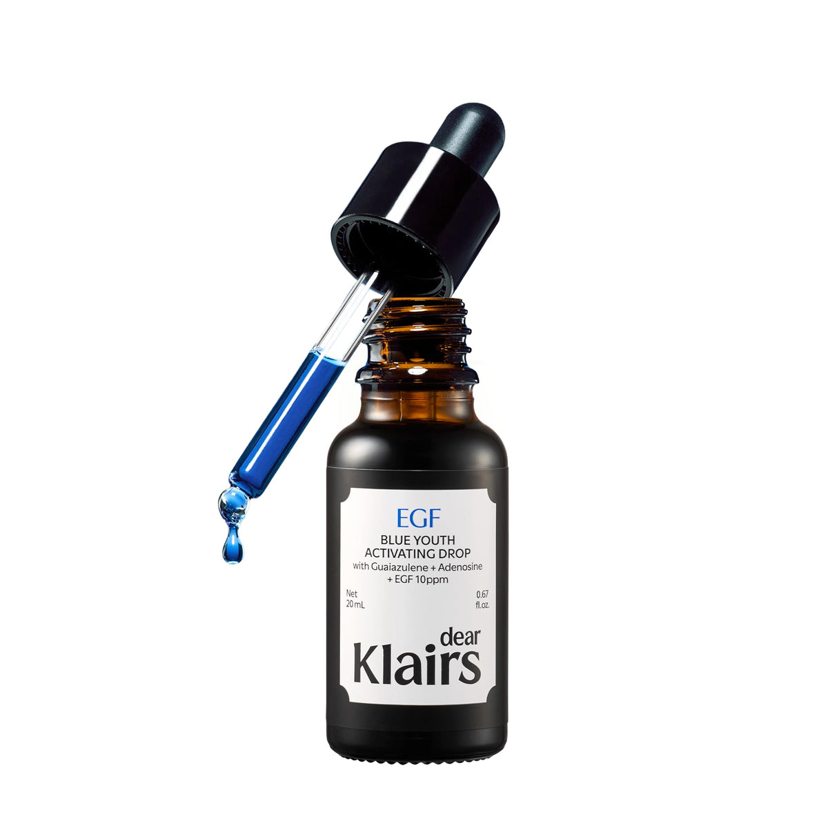 DearKlairs EGF Serum Blue Youth Activating Drop front view