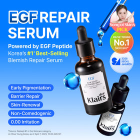 DearKlairs EGF Serum Blue Youth Activating Drop packaging
