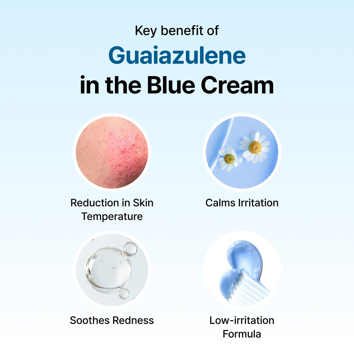 DearKlairs Midnight Blue Calming Cream side view with cap