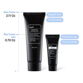 DearKlairs Midnight Blue Calming Cream texture close-up
