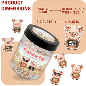 DEARMINE Positive Pig Jar in a cozy home setting